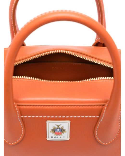 Bally ロゴパッチ ハンドバッグ Orange