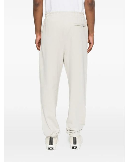 Calvin Klein White Logo-Patch Track Pants for men