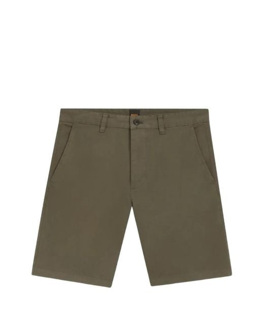 Boss Green Slim-Fit Chino Shorts for men