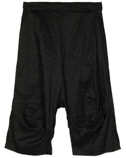 Rundholz Black Drop-crotch Shorts