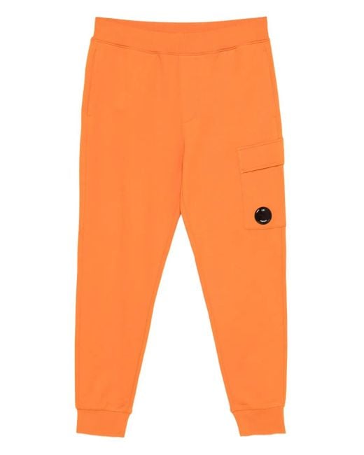 メンズ C P Company ポケットディテール トラックパンツ Orange