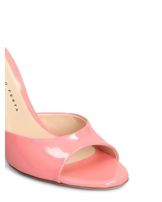 Roberto Festa Pink Ramas Peep-Toe Mules