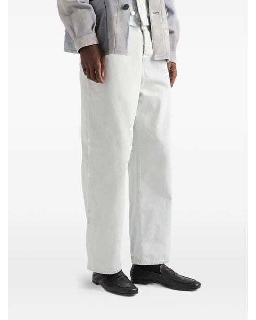 Vaqueros Rectos Prada de hombre de color White