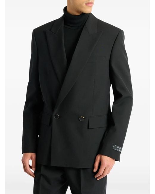 Balmain Black Wool 2-Button Jacket for men