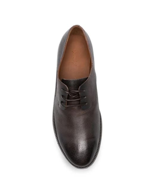 Marsèll Brown Lace-Up Leather Derby Shoes for men