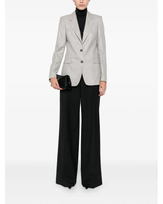 Tagliatore White Buttoned Jacket