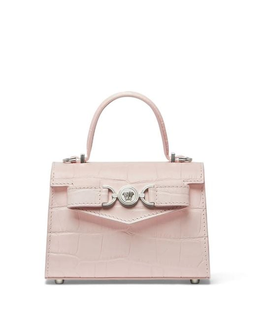 Versace メドゥーサ '95 レザーミニバッグ Pink