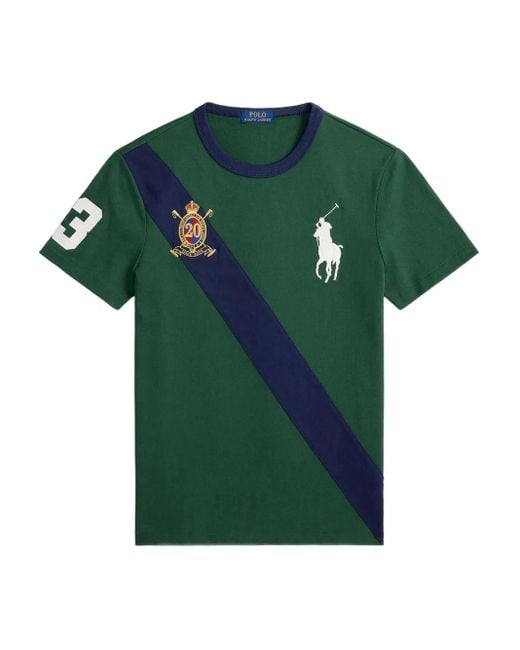 Polo Ralph Lauren Green Cotton Polo Shirt for men
