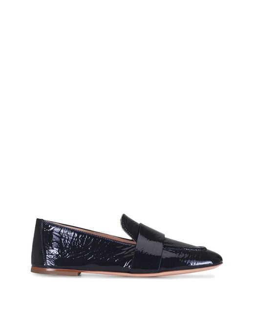 Agl Attilio Giusti Leombruni Blue Marienne Strap-Detail Loafers