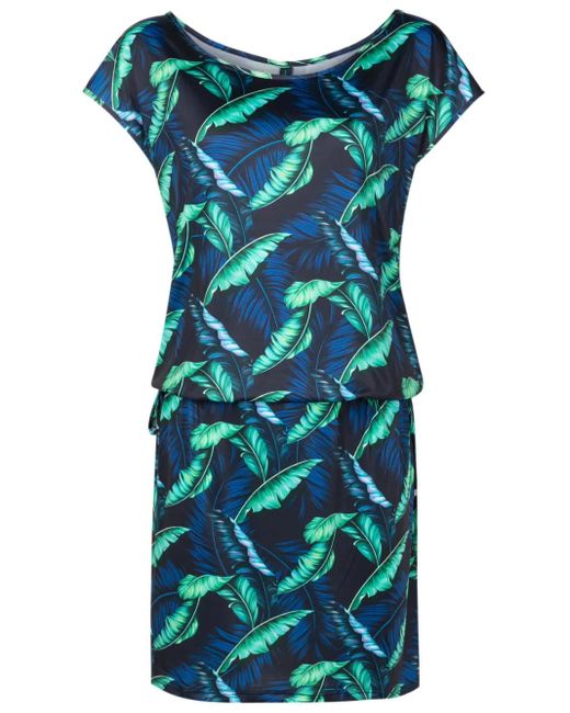 Abito Corto Shiva Con Stampa di Lygia & Nanny in Blue