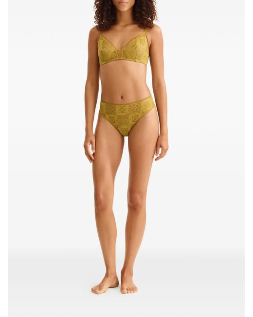 Eres Natural Mosaic Wireless Triangle Bra