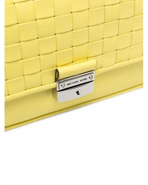 MICHAEL Michael Kors Yellow Interwoven Shoulder Bag