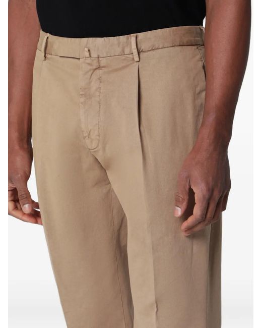 Santaniello Natural Arechi Pleated Trousers for men