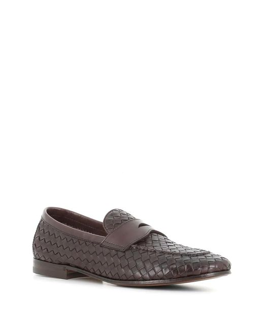 Henderson Gray Interwoven Loafers for men