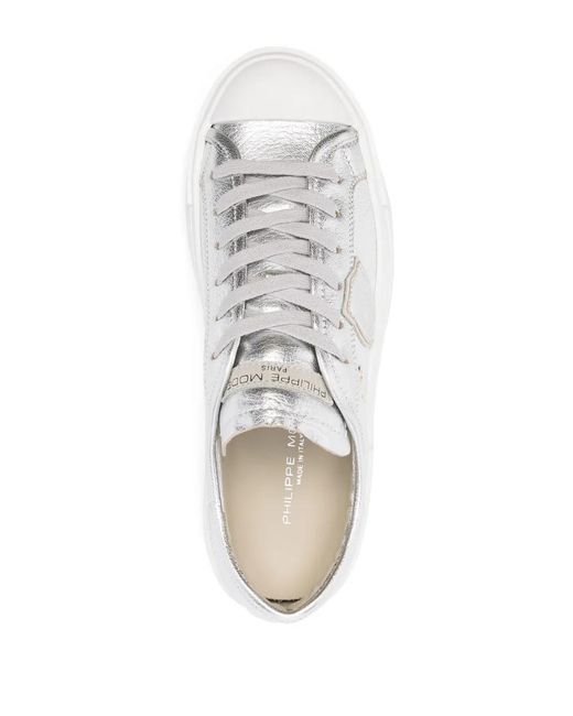 Baskets Paris Haute Philippe Model en coloris White