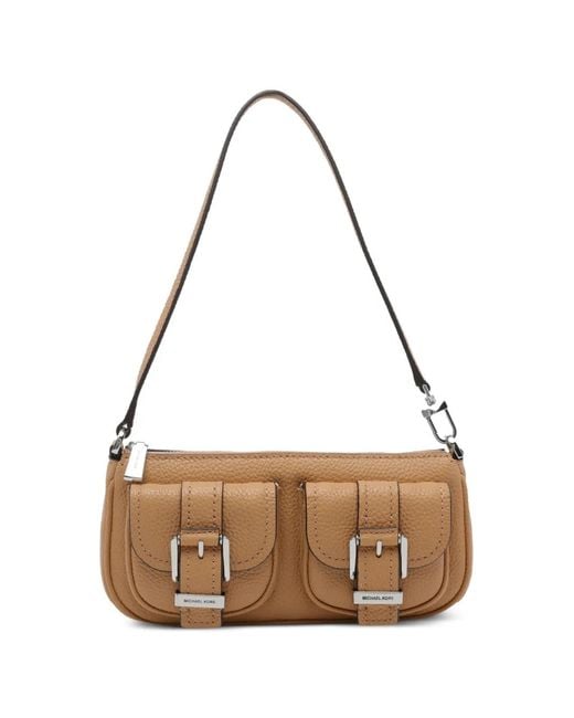 MICHAEL Michael Kors Metallic Leather Shoulder Bag