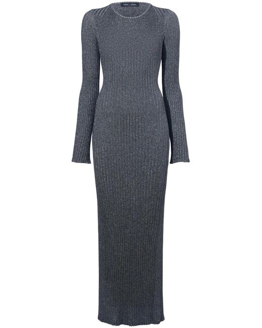 Proenza Schouler Gray Joni Maxi Dress