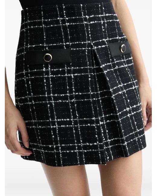 Liu Jo Black Bouclé Mini Skirt