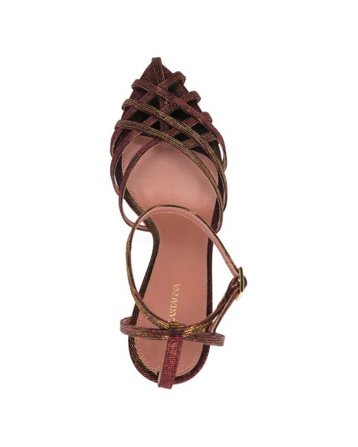 Castagna White Miami Ankle-Strap Sandals