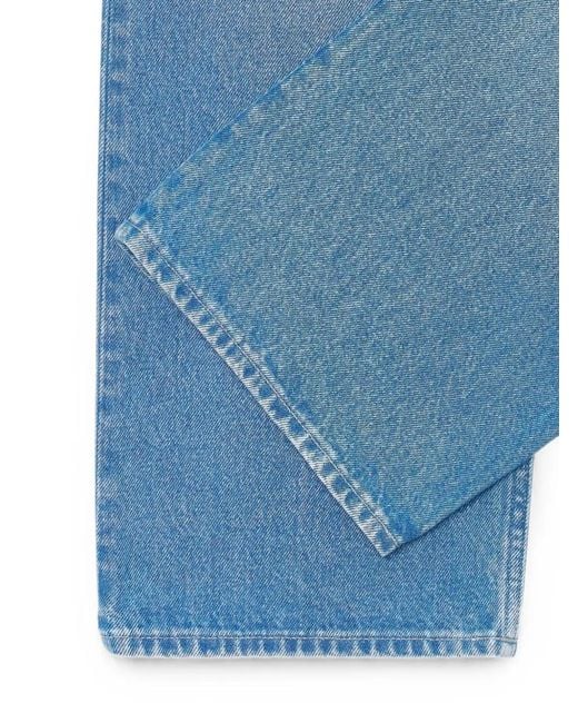 Edwin Blue Matrix Washed Jeans for men