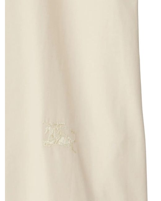 Burberry Natural Mc Cie Shirt Dress With Clamps