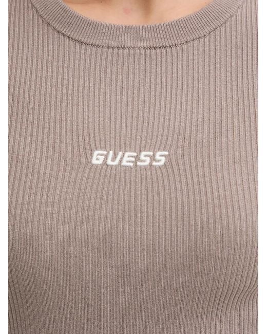 Guess Natural Logo-Detal Maxi Dress