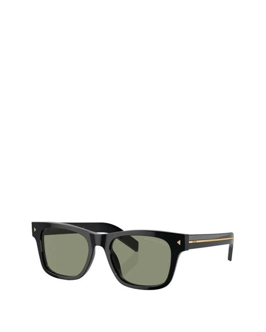 Prada Gray Square-Frame Sunglasses for men