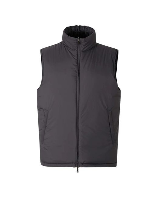 Herno Black Padded Gilet for men