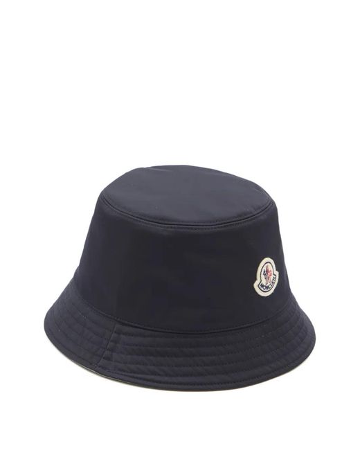 Moncler Natural Reversible Logo-Patch Bucket Hat