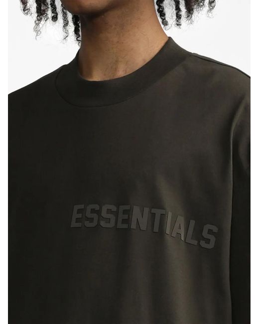 Fear Of God Gray Short-Sleeve Tee "Off" for men
