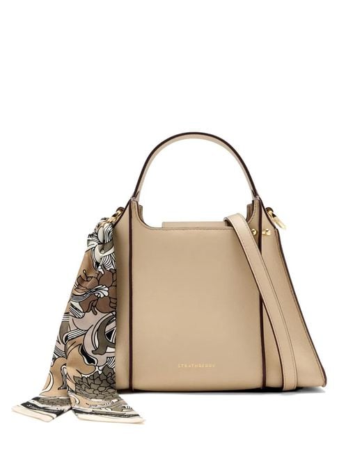 Strathberry Natural Arkshell Shoulder Bag