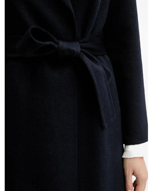 Abrigo con cinturón Silvian Heach de color Black