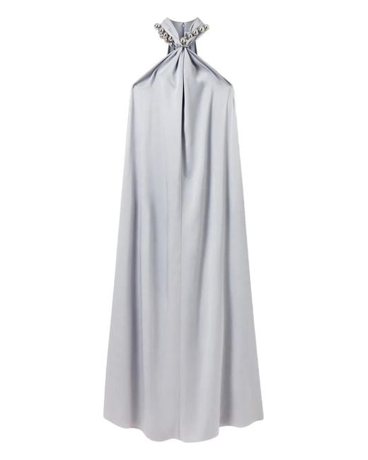 Stella McCartney Gray Halterneck Dress