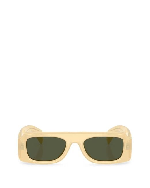Oliver Peoples Green Rectangle-Frame Sunglasses