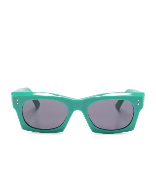 Marni Blue Edku Oval-Frame Sunglasses