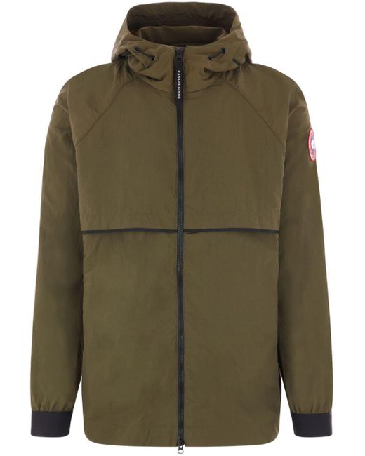 Canada Goose Green Faber Windbreaker for men