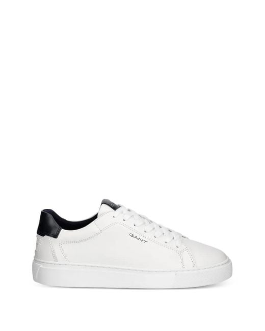 Gant White Logo Detail Sneakers for men