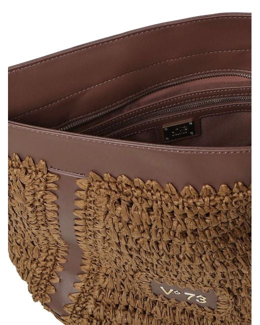 V73 Brown Alisya Shoulder Bag