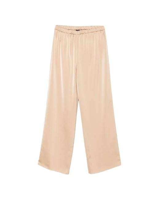Marina Rinaldi White Pmrtasca Elasticated-Waist Trousers