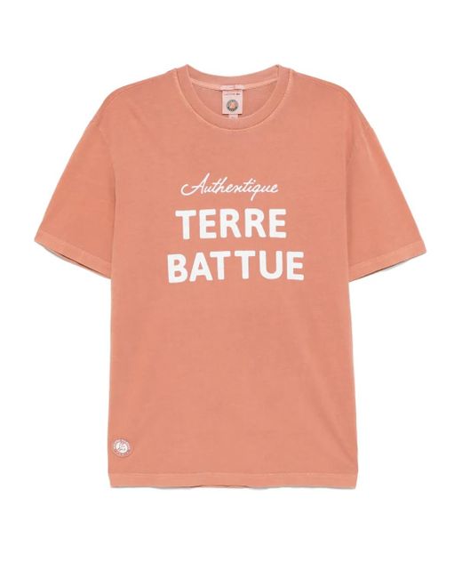 Lacoste Pink Roland-Garros Edition Clay Court T-Shirt for men