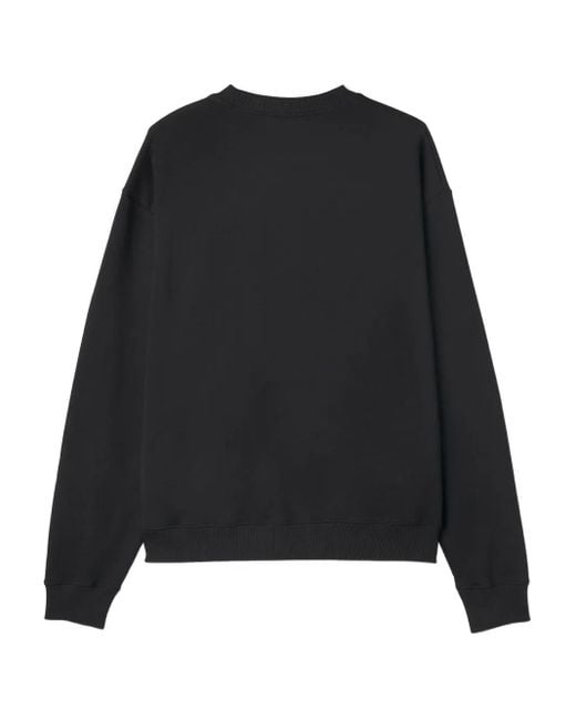 Ih Nom Uh Nit Black Logo-Patch Sweatshirt for men