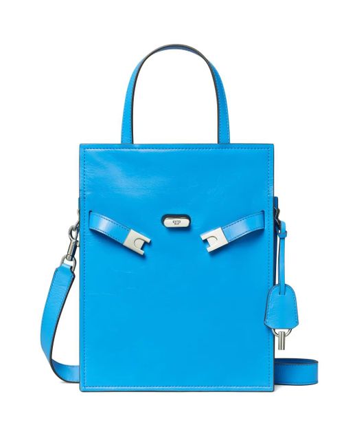 Tory Burch Blue Kleine Lee Radziwill Handtasche