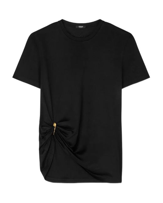 T-Shirts Versace de color Black