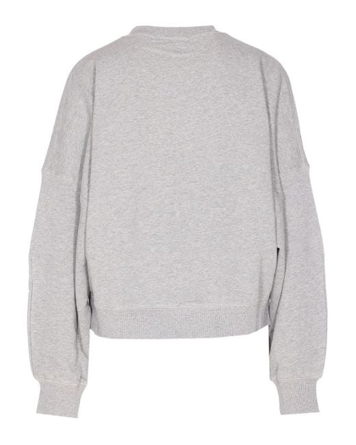Essentiel Antwerp Gray Beaded-Robot Sweatshirt