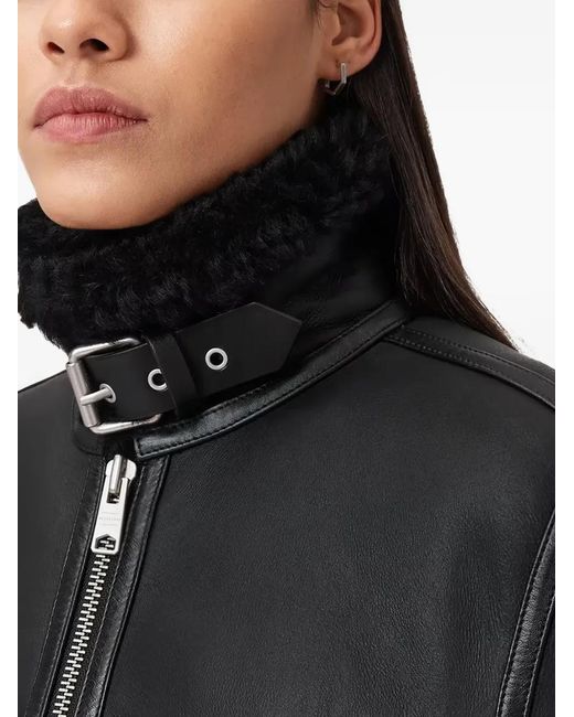 Chaqueta Lorel Con Cremallera AllSaints de color Black