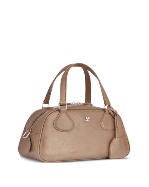 Courreges Friday レザーショルダーバッグ Natural