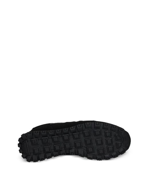 ARMANI EXCHANGE Black Logo-Detail Sneakers