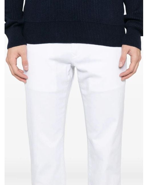 Jacob Cohen White Bobby Trousers for men