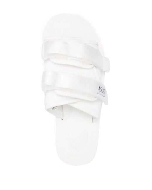 Ciabatte con strappo Unisex di Suicoke in White