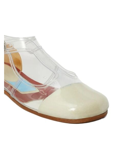Tory Burch Violet フラットシューズ White